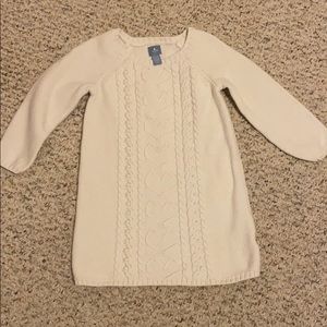 Cream sweater from Baby Gap, 4t.